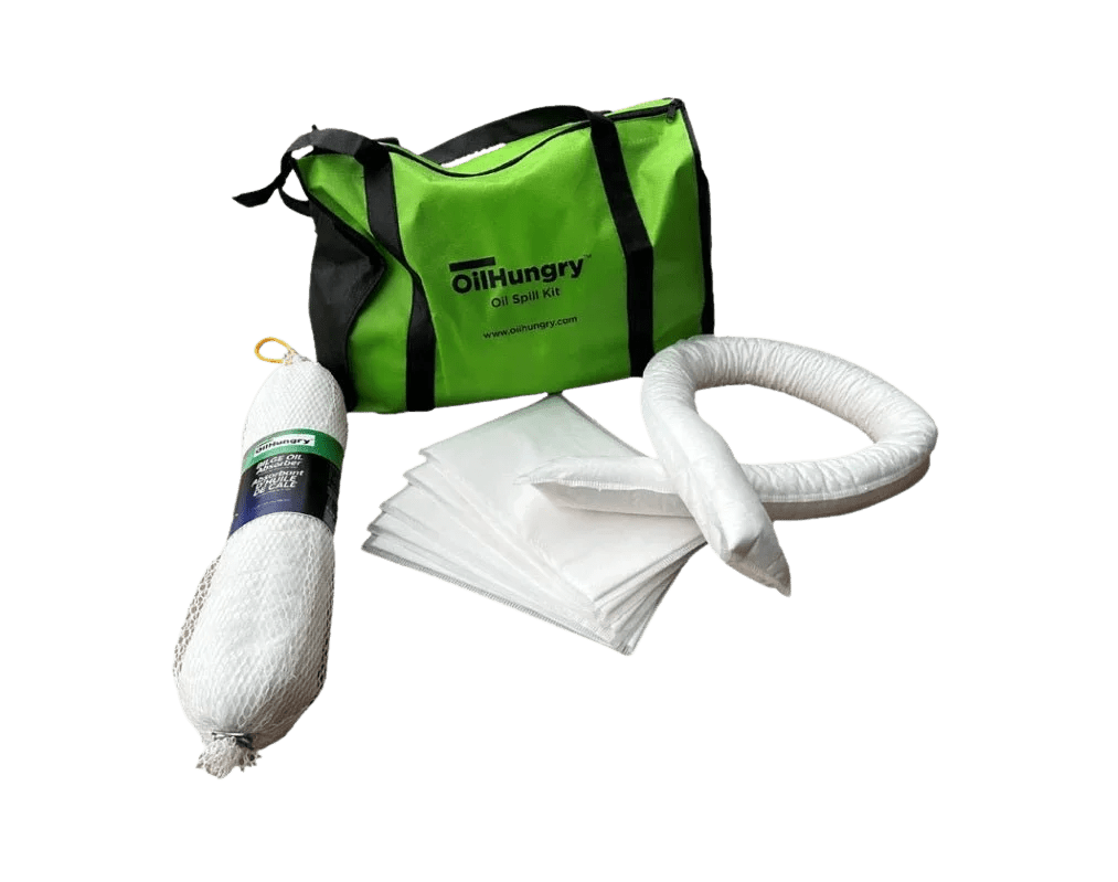 Oil Spill Kit Bag (4.6 Gallon) for Boats – Anti - Drip Technology for Quick, Reliable Spill Response - OilHungry